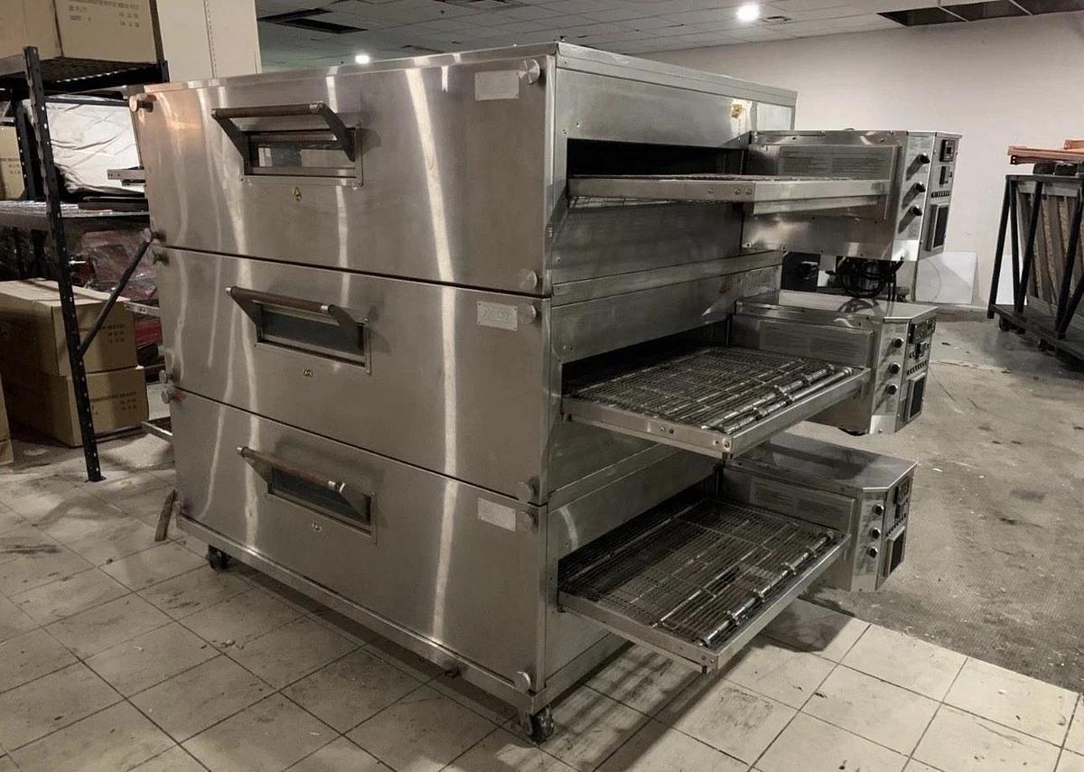 Refurbished XLT Pizza Oven Conveyor XLT 3270 Triple Stack Nat Gas CLEAN, TESTED, & WORKING!