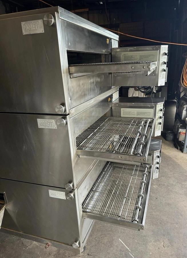 Refurbished XLT Pizza Oven Conveyor XLT 3270 Triple Stack Nat Gas CLEAN, TESTED, & WORKING!