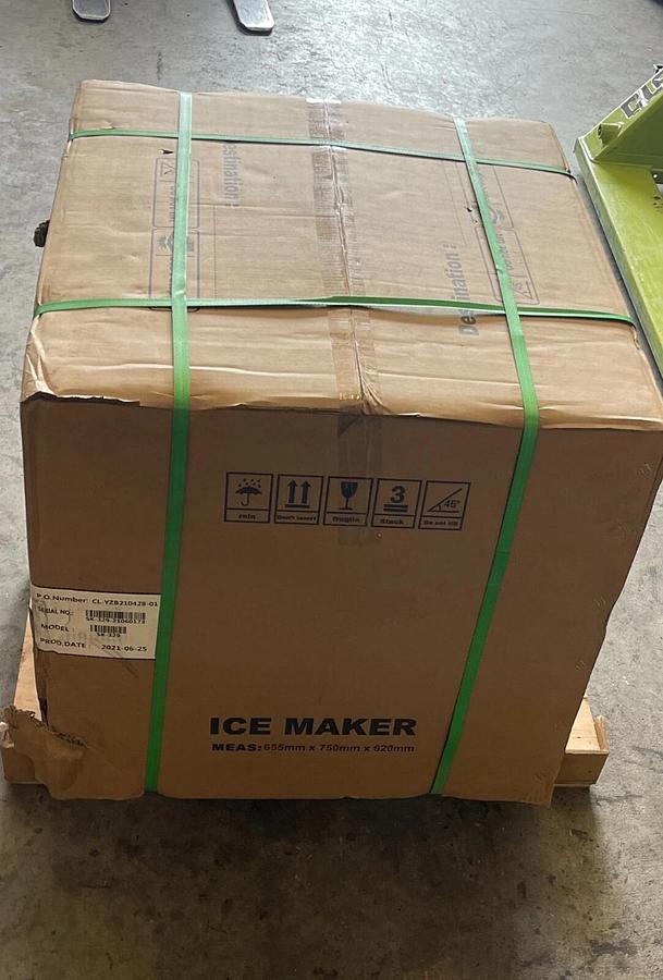 New Ice Machine 350lb with Stainless Steel Bin Air Cooled 115V