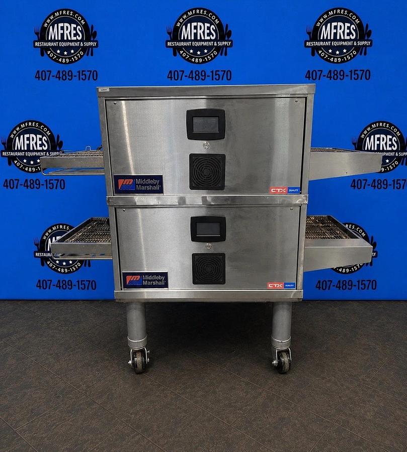 Refurbished Middleby Marshall CTX DZ33T Electric Pizza Conveyor Oven 208V 1/3 Phase