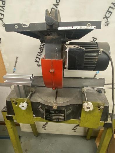 Used 1997 The Alpine Machine MR-222 ALuminum Cut Off Saw