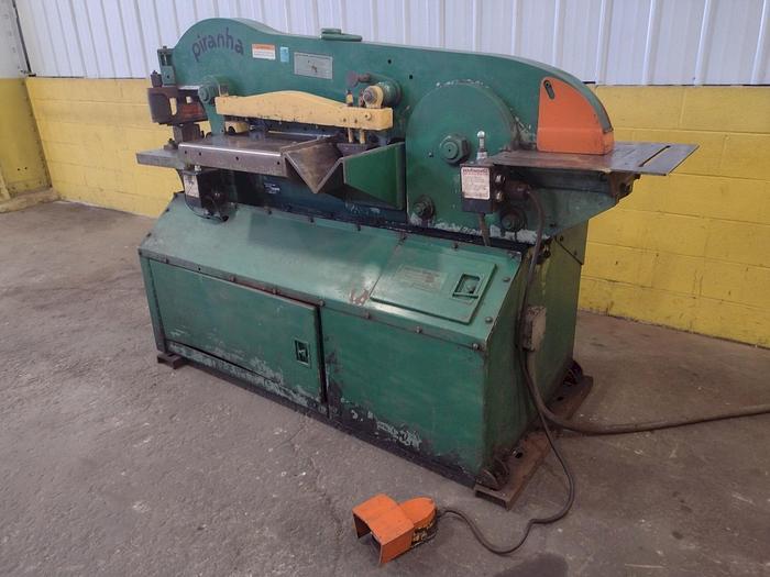 Used 90 TON PIRANHA MODEL #P90 HYDRAULIC IRONWORKER (USED)