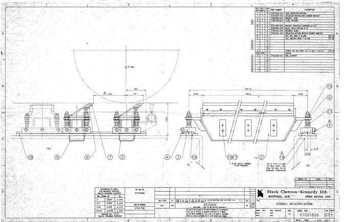 Used Black Clawson C-FORMER C-Former, 136", 1000 Fpm Operating Speed, 26#/1000 Square Feet Basis Weight #26600