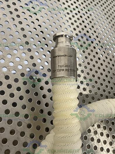 Used Sani-Tech  84" Silicone Hose w/  3/4" Sanitary Fitting