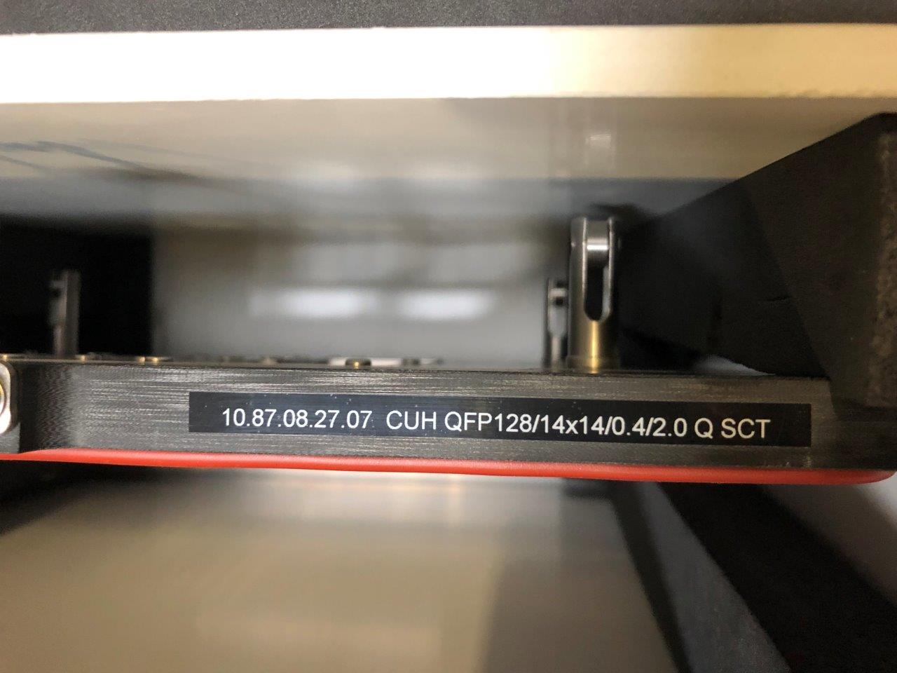 Used Multitest 128 LQFP 14x14x1.4mm Test handler change kit for MT9510 Handler