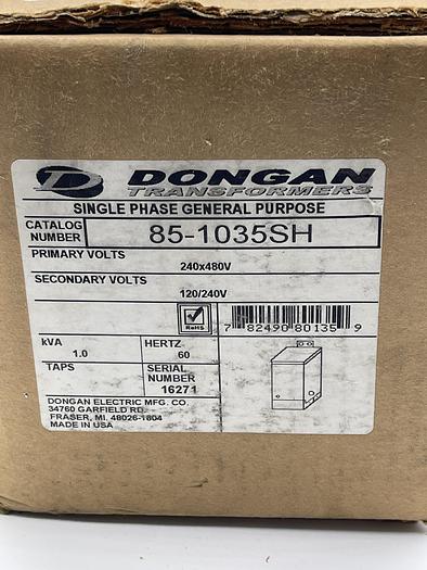 Dongan 85-1035SH 240X480V, 120X240V 1.0KVA 60 Hz