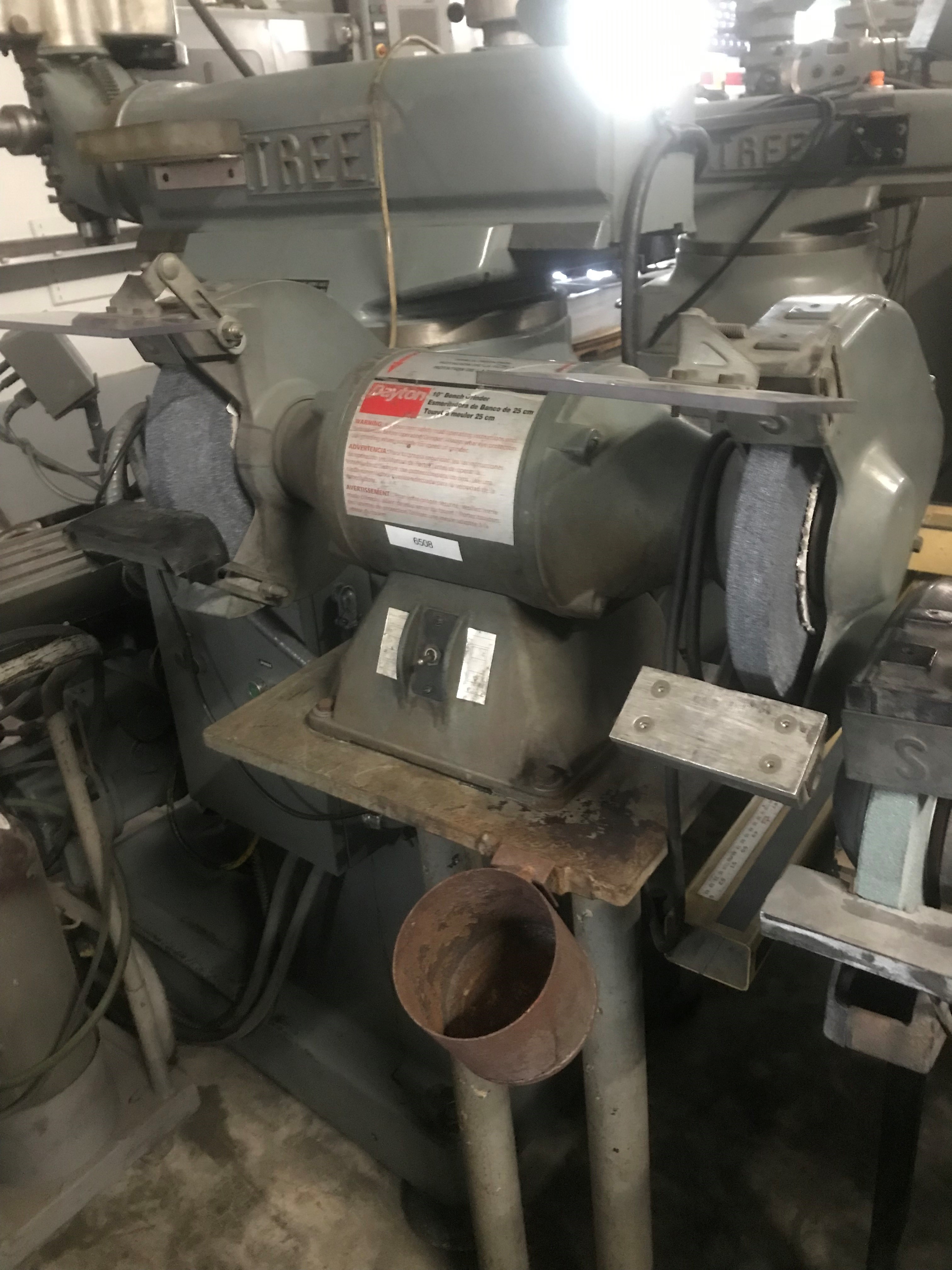 Used Sold Dayton 4Z911B Pedestal Grinder 10" 6508 2 at Wheeler