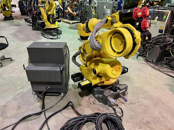 Used VERY LOW HOUR FANUC R2000iB/210F WITH R30iB CONTROLLER, TESTED AND CLEANED, 251 HOURS