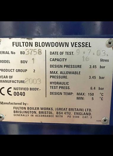 FULTON ELECTRIC STEAM BOILER