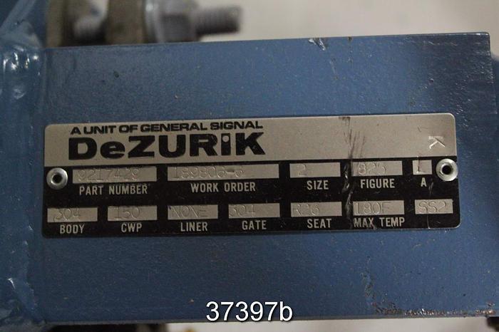 Unused Dezurik 2" Hand Operated Knife Gate Valve, 9217429, Unused #37397