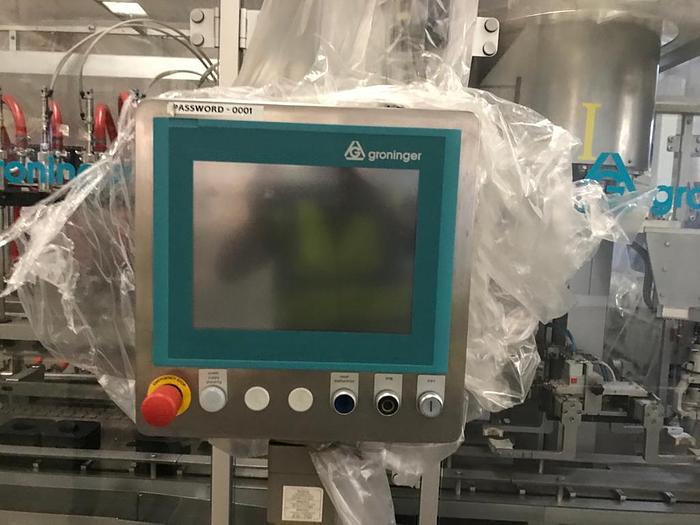 Used Groninger MFCS 202 Filling and Capping Line