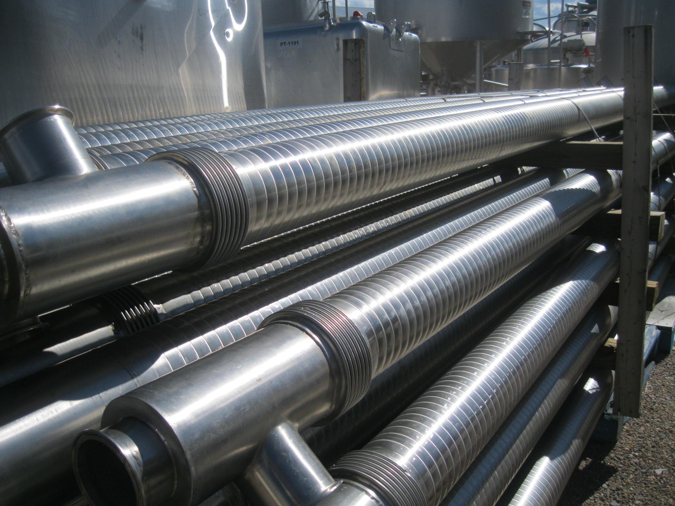 Used 20 SQ. FT. ALFA LAVAL SPIRAL HEAT TUBES