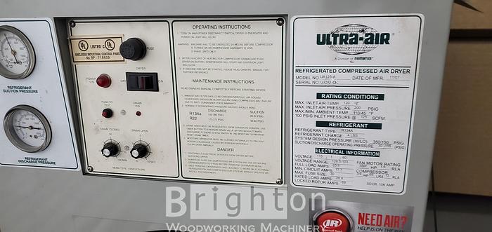 Used 2012 Ingersoll Rand SSR UP6-30-125 Used Rotary Screw Belt-Drive Air Compressor c/w Air dryer and Water separator.