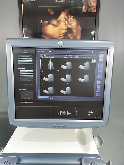 Gebraucht GE Voluson E8 Expert Ultraschallgerät mit RAB4-8-D Sonde und DVD Brenner SW: BT13