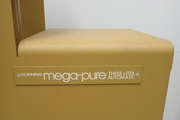 Used Corning Model MP-3 Mega-Pure 3 Liter Automatic Glass Water Distillation Unit