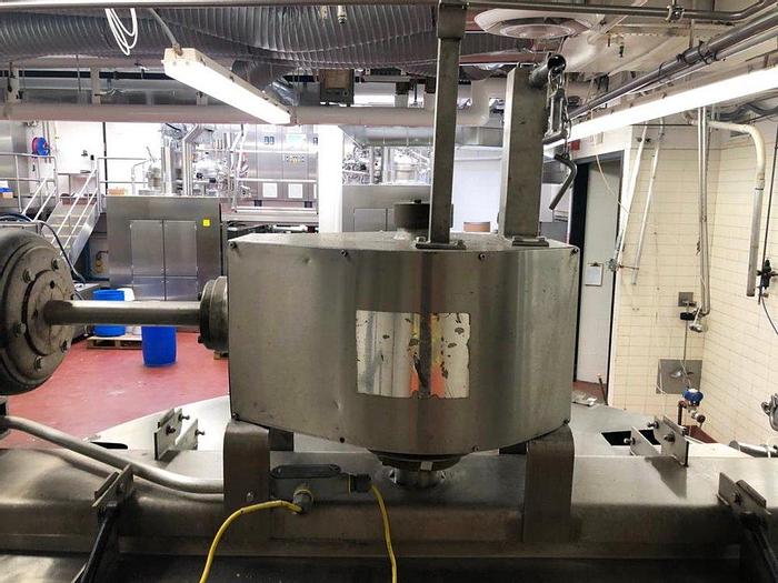 Used LEE 300 GAL. DOUBLE MOTION STEAM KETTLE w/ LIFT OUT AGITATION & SCRAPE SURFACE (835C)