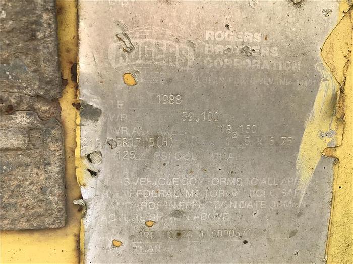 Used 1988 Rogers Lowboy Trailer with Fifth Wheel