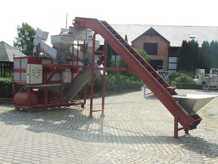 Used Dwuzbiornikowy zespół do ciśnieniowego oparzania naskórka warzyw korzeniowych