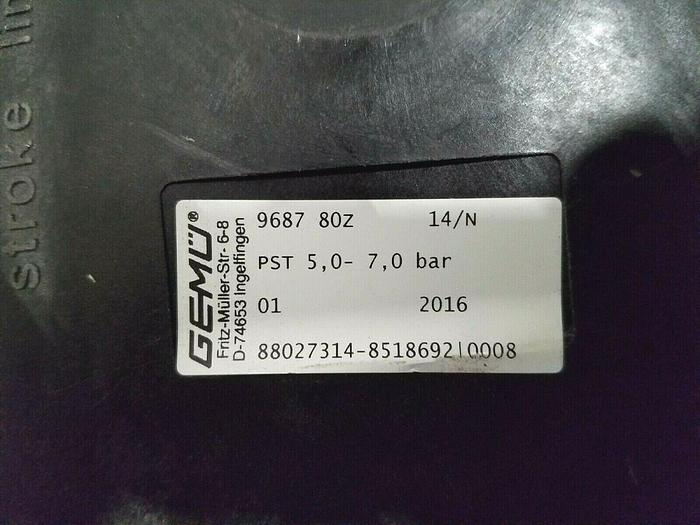 Used Gemu 9687 80 oz Diaphragm Valve Actuator Pharmaceutical