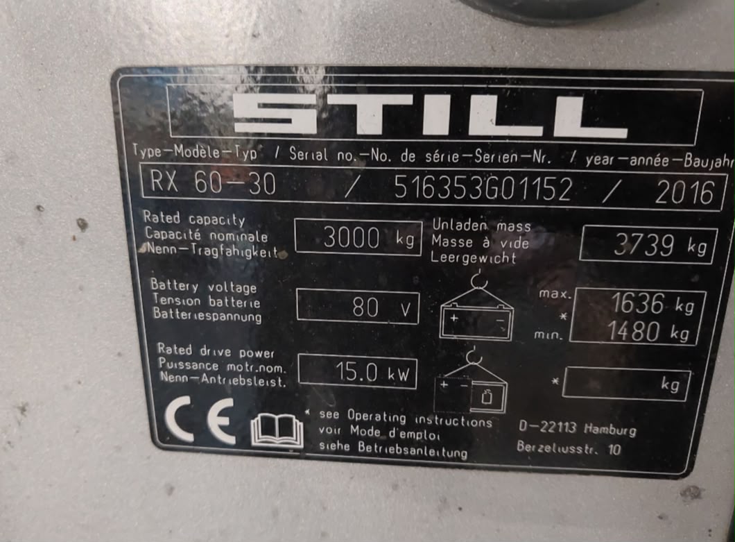 Usato CARRELLO ELEVATORE - STILL RX 60-30