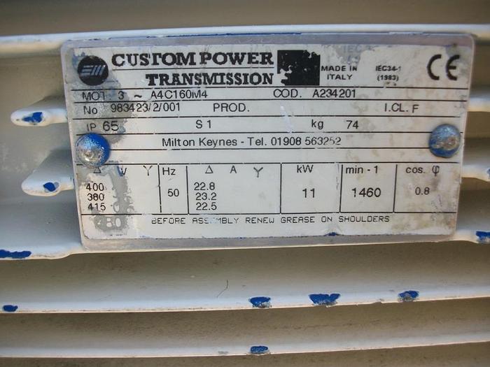 Used Mixer, Paddle, 5 CF, 316 S/st, Winkworth, Mdl RT80, Plow Mixer, #S741742