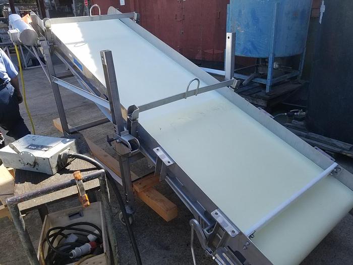 Used Conveyor, Belt, 36" X 10'10", S/st, HMI, Incline #C742304