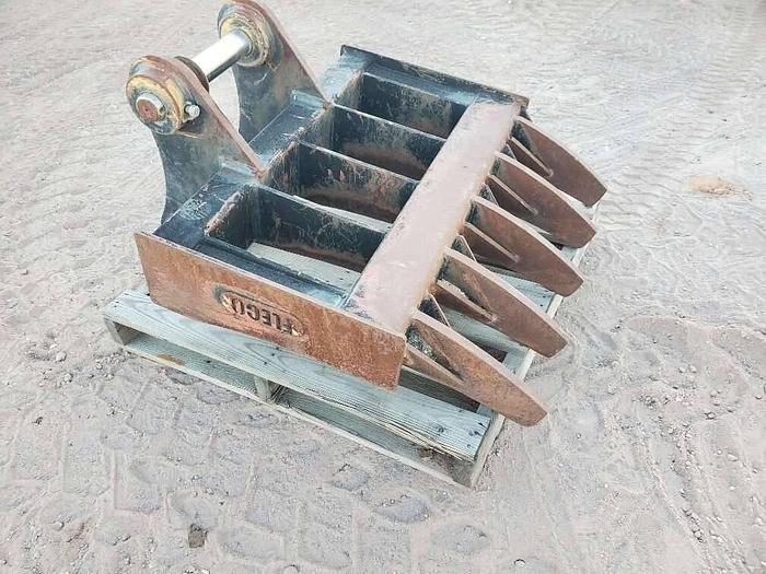 Used 2017 Fleco 316 Excavator Rake