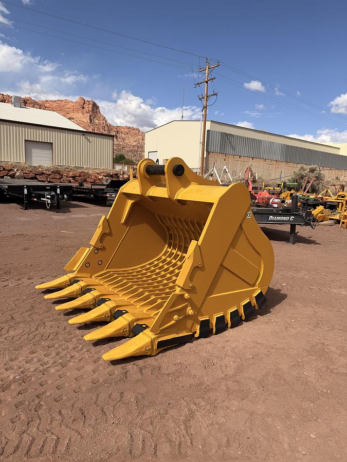 78" Excavator Skeleton Bucket With Teeth