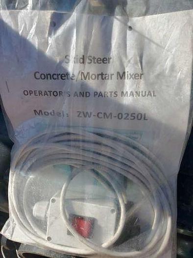 48" Skid Steer Concrete Mixer