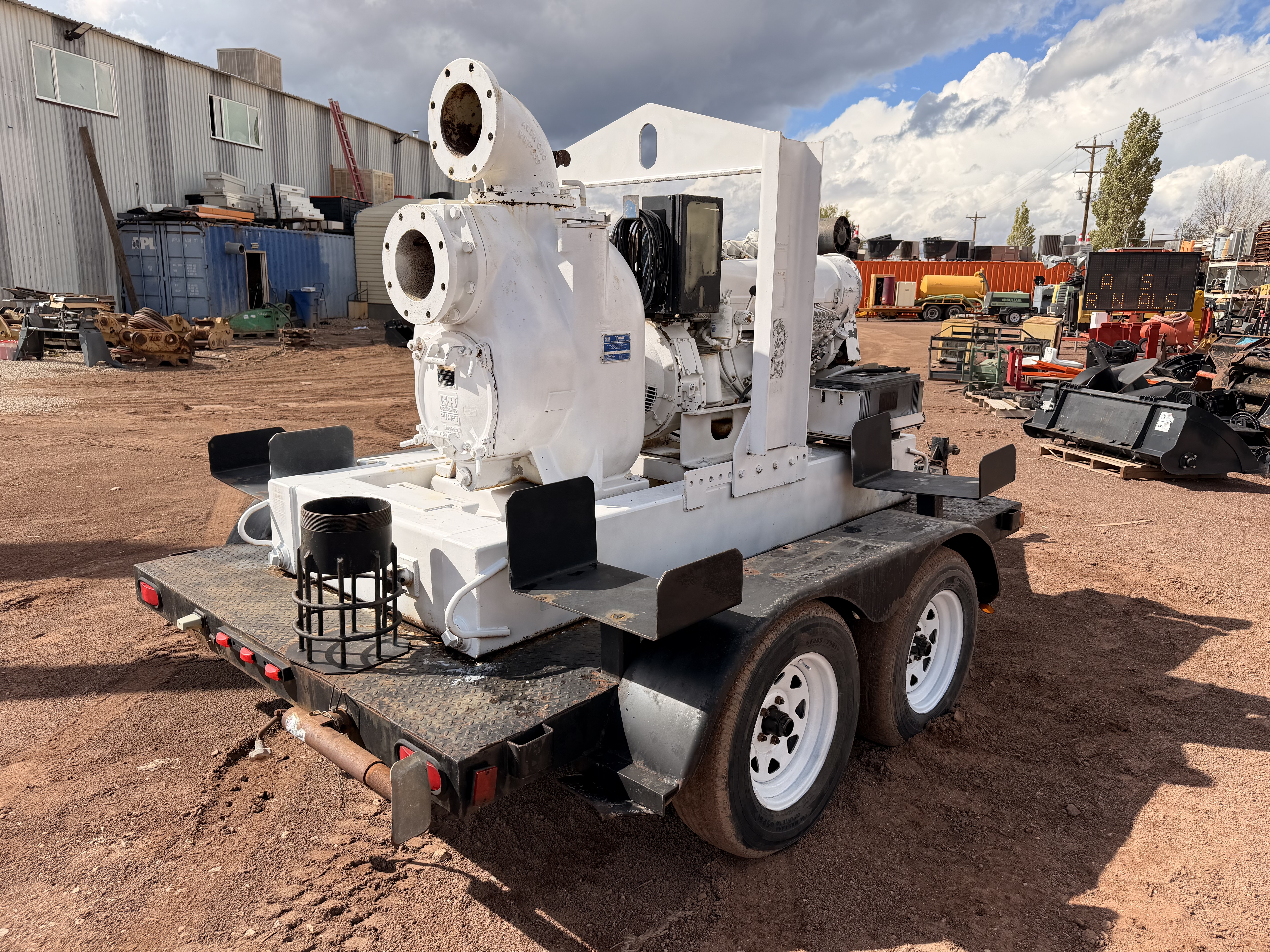 Used 2007 Gorman Rupp Pump Trailer