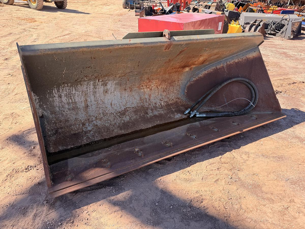 Used 9ft Loader Side Dump Bucket