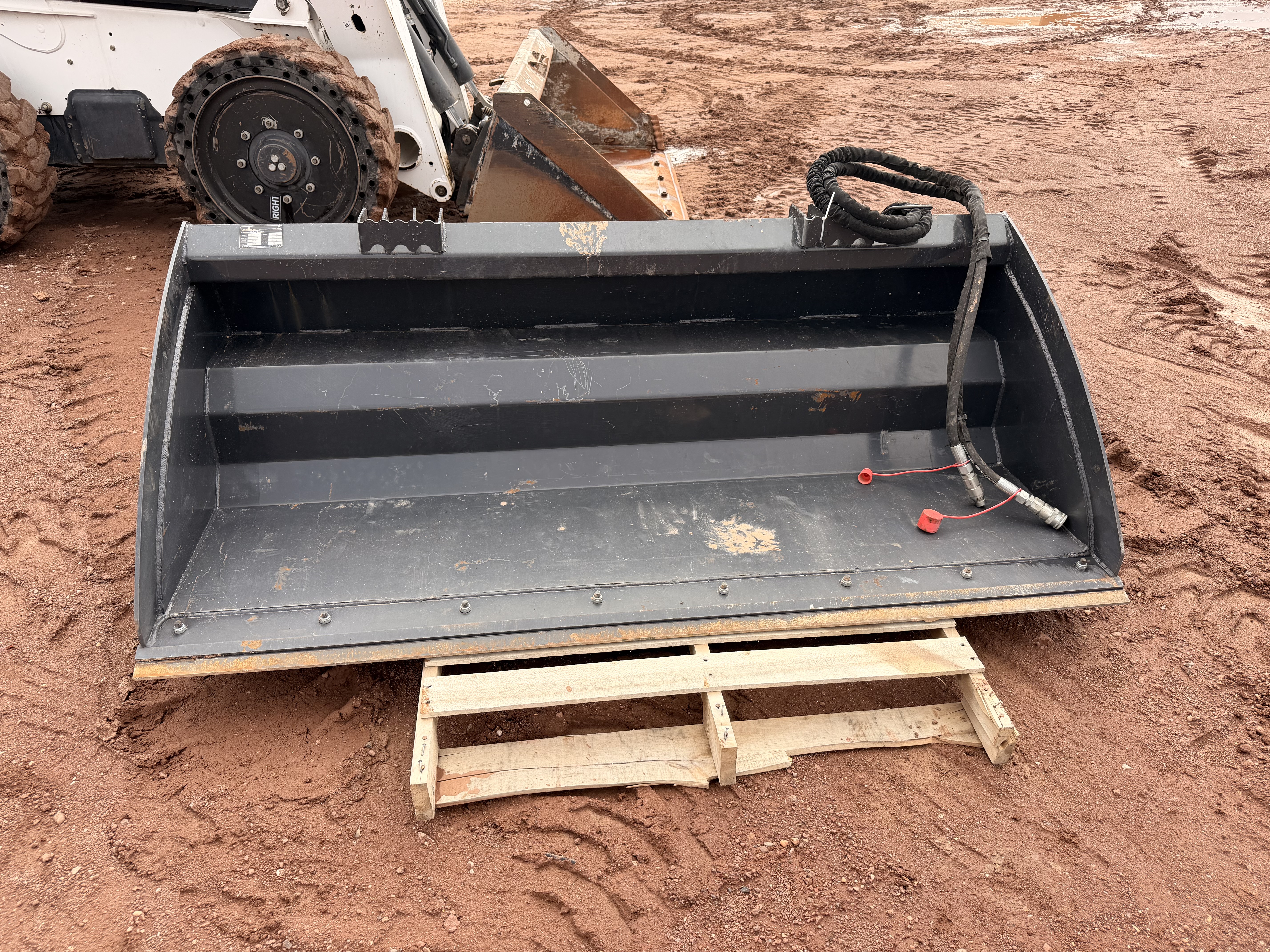 Used 72" Skid Steer Rake