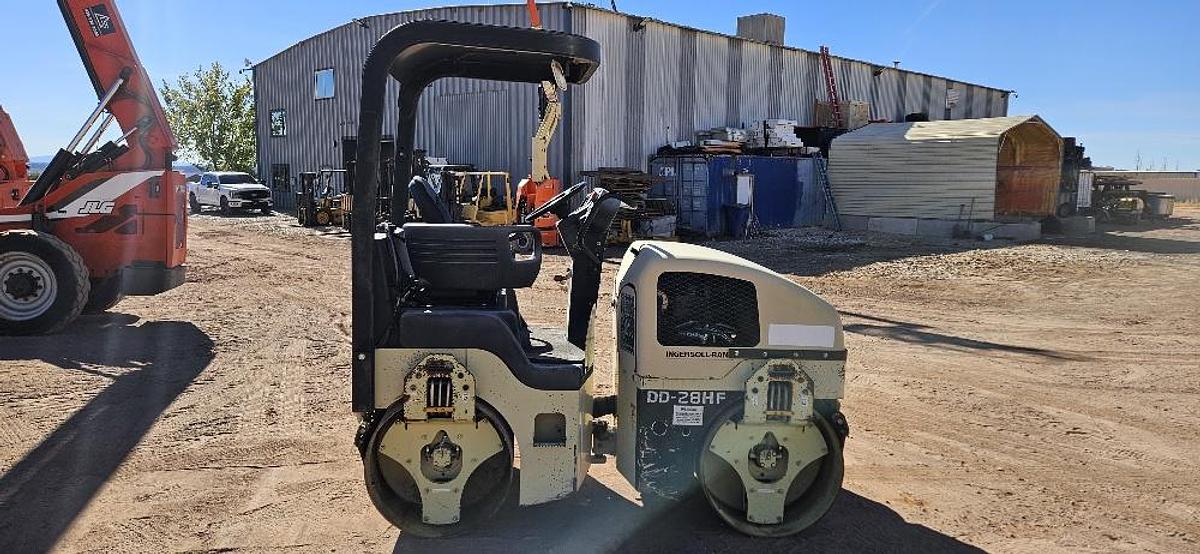 Used Ingersoll Rand DD-28 HF Double Drum Roller Compactor