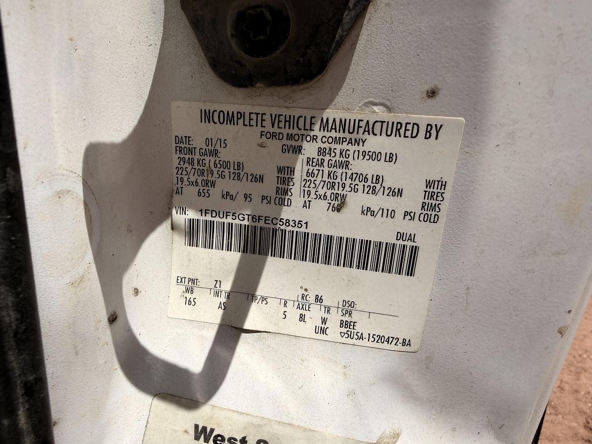 Used 2015 Ford F-550 Dump Truck