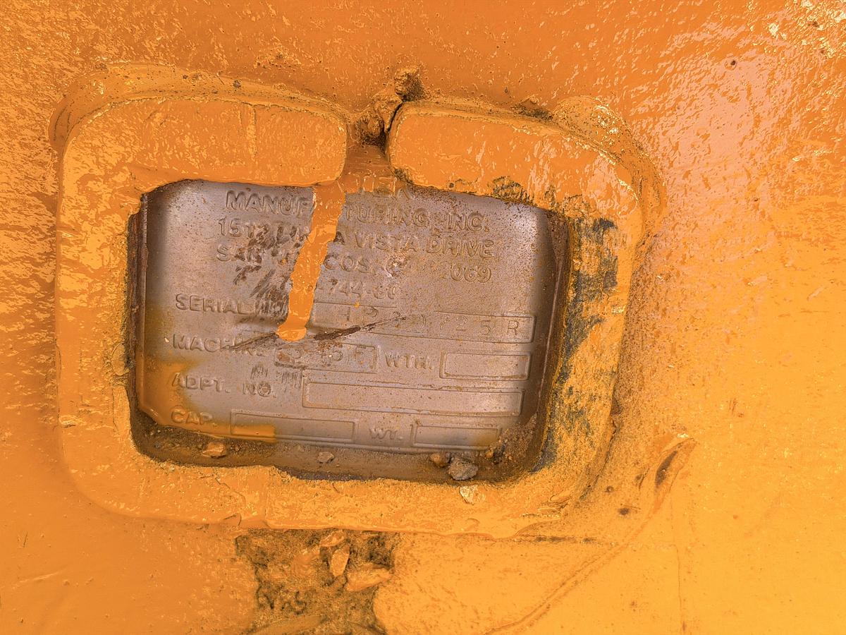 Used 36" Excavator Compaction Wheel