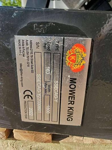 Used Mower King Auger Attachment