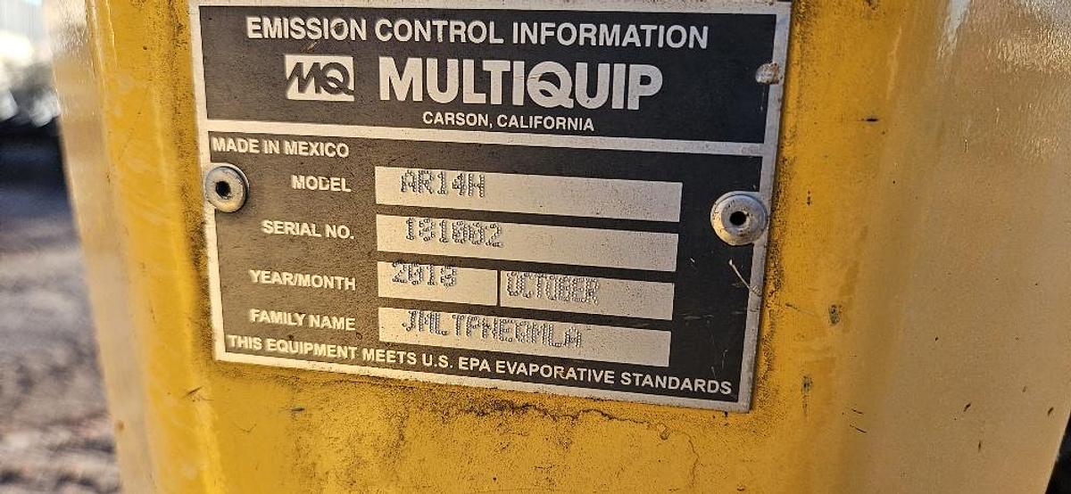 Used 2018 Multiquip Vibratory Double Drum Roller Compactor