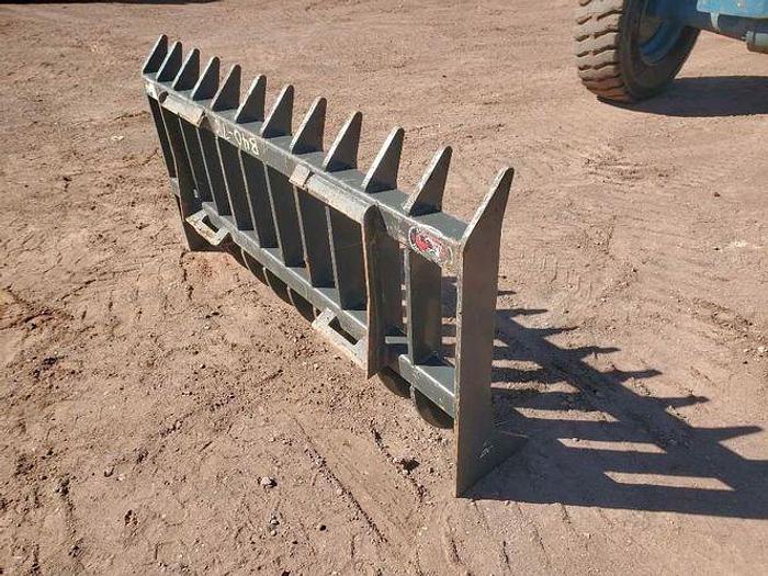 66" Skid Steer Root Rake