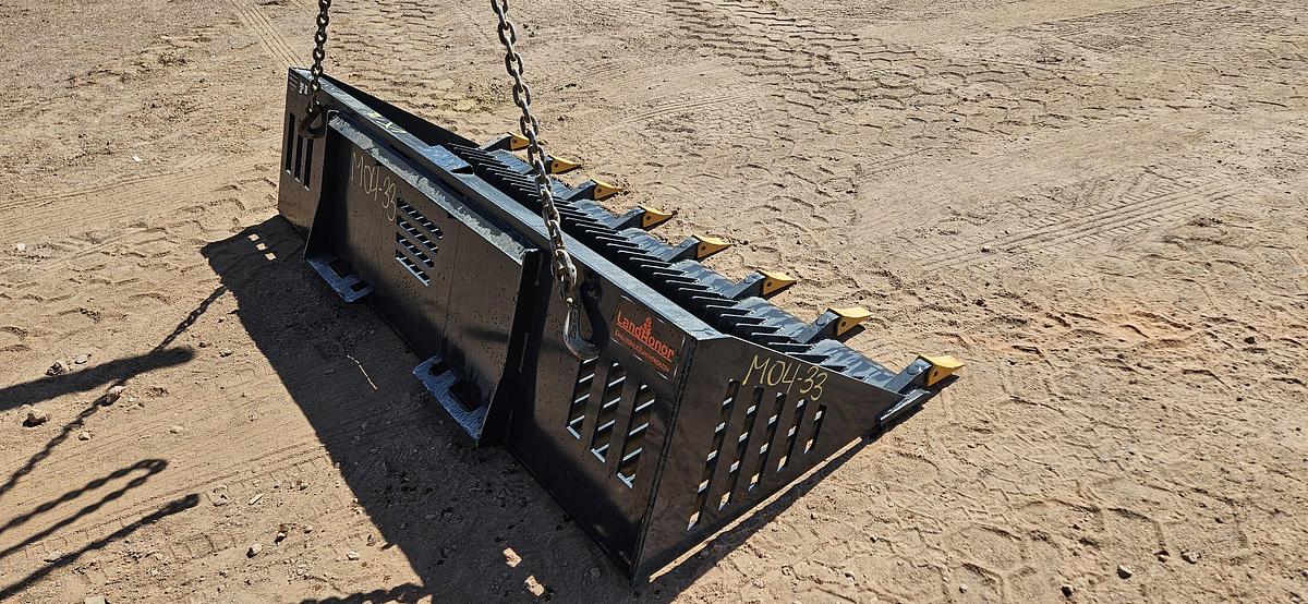 84" Skid Steer Skeleton Bucket