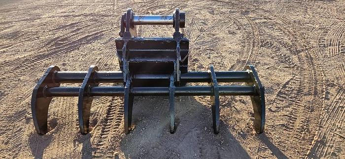 Used NPK Excavator Rake :Misc. Excavator Attachment