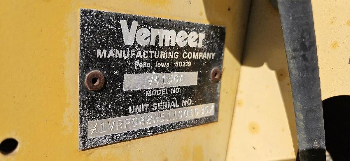 Used Vermeer V4150A Trencher