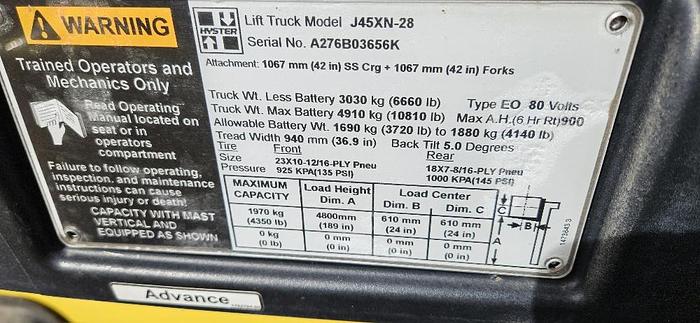 Used Electric Forklift