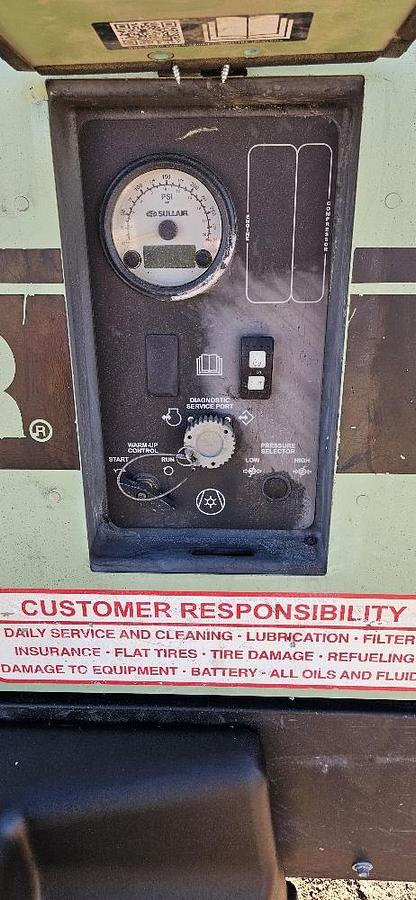 Used 2019 SullAir 185 Air Compressor