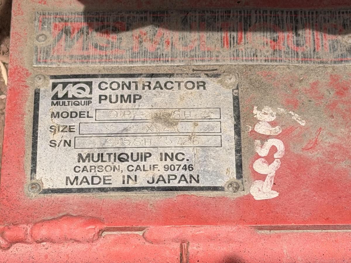 Used Water Tank Skid With Pump