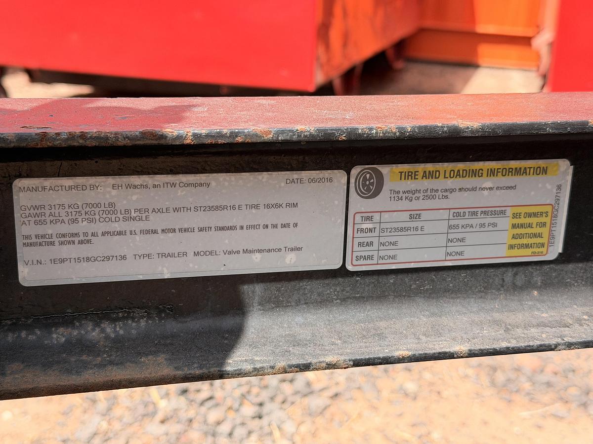 Used 2016 WACHS Trav-L-Vac Trailer