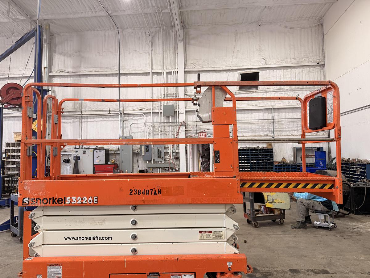 Used 2019 Snorkel S3226E Scissor Lift