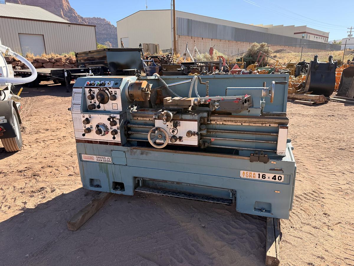 Used Namseon Acra Bed Lathe