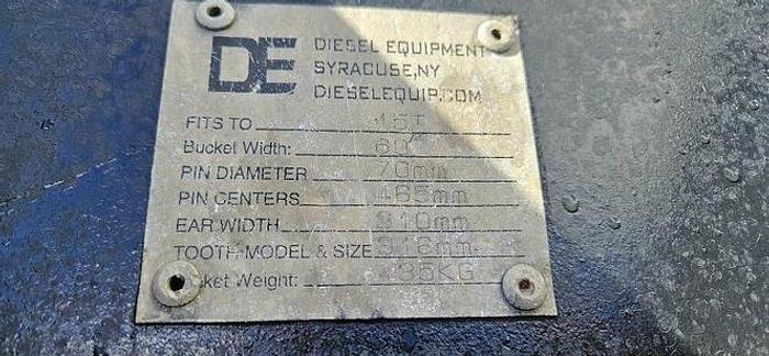 Used 60" Excavator Bucket