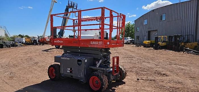 Used 2017 SkyJack SJ6832 RT Scissor Lift