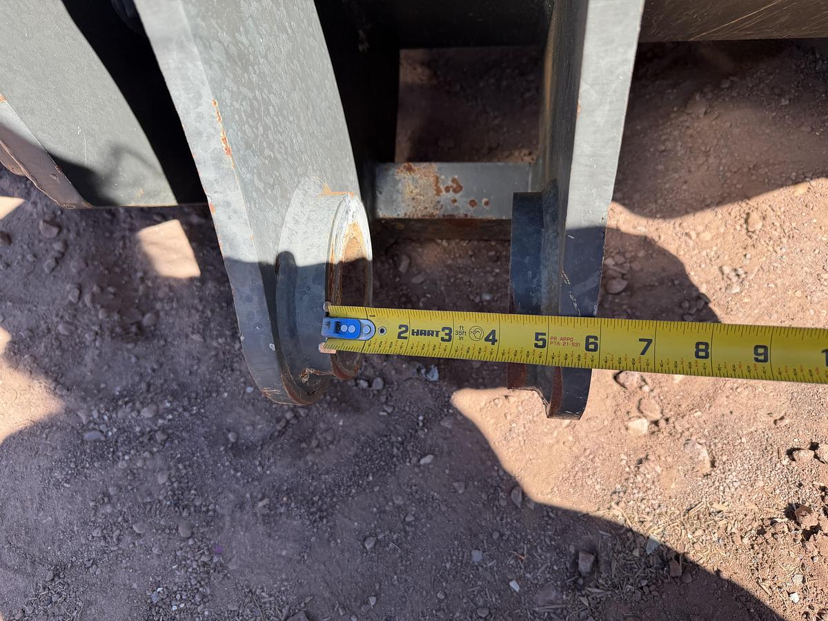 Used 9ft Loader Side Dump Bucket